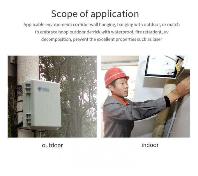 De binnen Openlucht Waterdichte ABS Materiële Minidoos van de de Kabeldistributie van de 8 12 16 24 Kernen Optische Vezel
