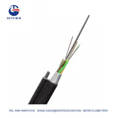 GYTC8A 4 van de de Kabel de Openluchtvezel van de Kern Optische Vezel Optische Kabel