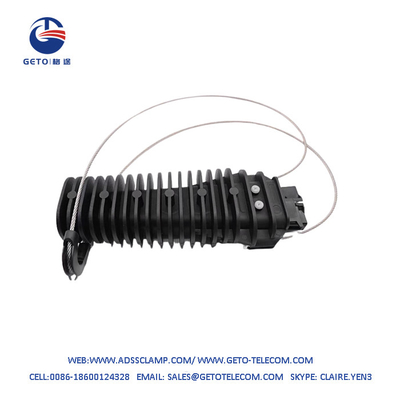 Aerial ADSS Cable Clamp Wedge Type Plastic Fiber Clamp 16 mm
