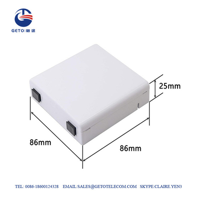 Van Sc/APC van FTTH van de het Draagvlakmuur de Contactdoosoem Vezel Einddoos IP65