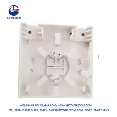 OEM ODM de Muurafzet 86×86×25mm van de Vezel Optische Contactdoos