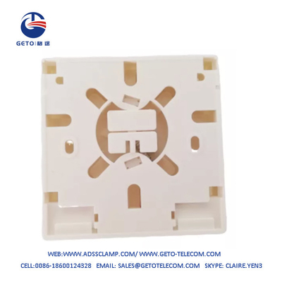 OEM ODM de Muurafzet 86×86×25mm van de Vezel Optische Contactdoos