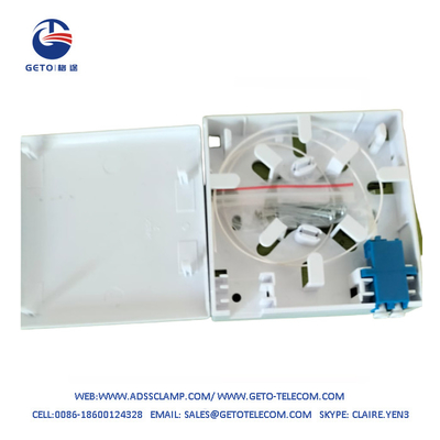 OEM ODM de Muurafzet 86×86×25mm van de Vezel Optische Contactdoos