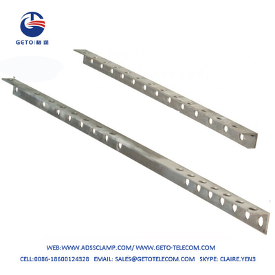 15 Holes Steel Angle Bar 1090 X 40 X 40mm Voor telecomkabels