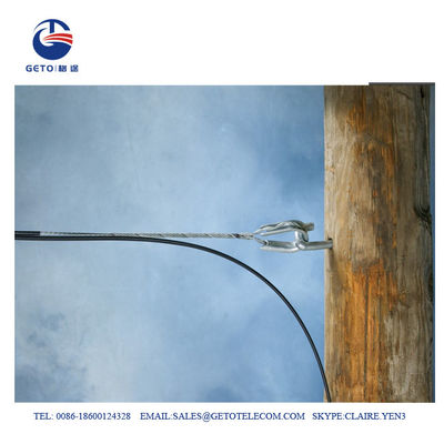De Nylon Spiraalvormige Klem Standaardplp Armor Rods van PDE FTTH