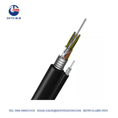 GYTC8A 12 de Optische Gepantserde Kabel van de Bundelom3 Vezel